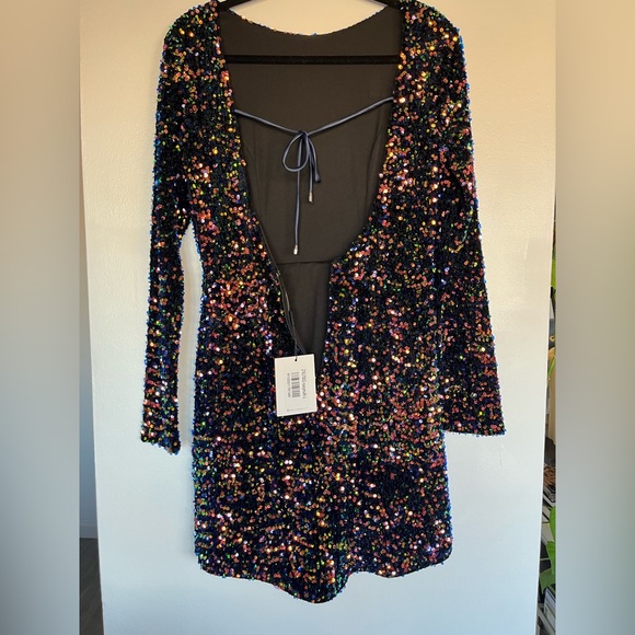 Hello Molly Midnight Sequin Dress - Picture 4 of 7